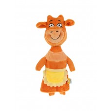 Мягкая игрушка Оранжевая корова мама, 27 см, без чипа Мульти-пульти 