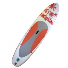 Надувная доска для SUP (САП) серфинга SUP board WALAW PALM RED 320*81*15
