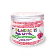 Plastic Fantastic. Гранулированный пластик 95 г, розовый с аксес. в баночке 5,7хD7 см	
