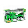 "Профи", автомобиль-эвакуатор инерционный (со светом и звуком) (зелёный) (в коробке)