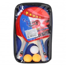 Ракетки для пинг понга . 3 мячика в комплекте. (50)B34824