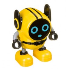 Робот-волчок многофункциональный с гироскопом, с пусковым шнуром в комплекте, желтый 