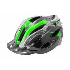 Шлем защитный FSD-HL021 (out-mold) размер L (58-60см)черно-зеленый