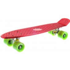 Скейтборд пластиковый блестящая раскраска, широкие колеса PU без света, размер платформы 56*15 см, ц