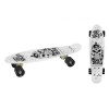 Скейтборд пластиковый с принтом, широкие колеса PU без света, стойка: алюминиевая, размер платф.