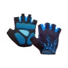 Велоперчатки ZL2313 чёрно-синие, размер: ХXL